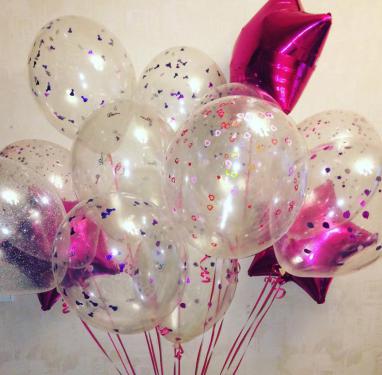 Наполнение воздушных шаров гелием